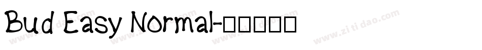 Bud Easy Normal字体转换